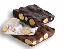 Milk, dark and white chocolate almond bark