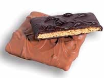 Milk and dark chocolate covered graham crackers